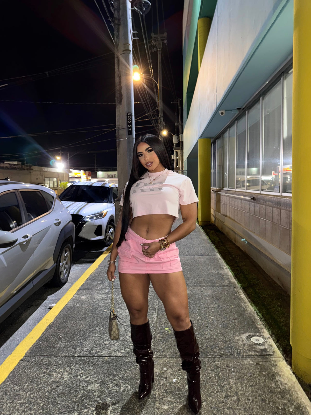 BABY PINK CROP TOP💘