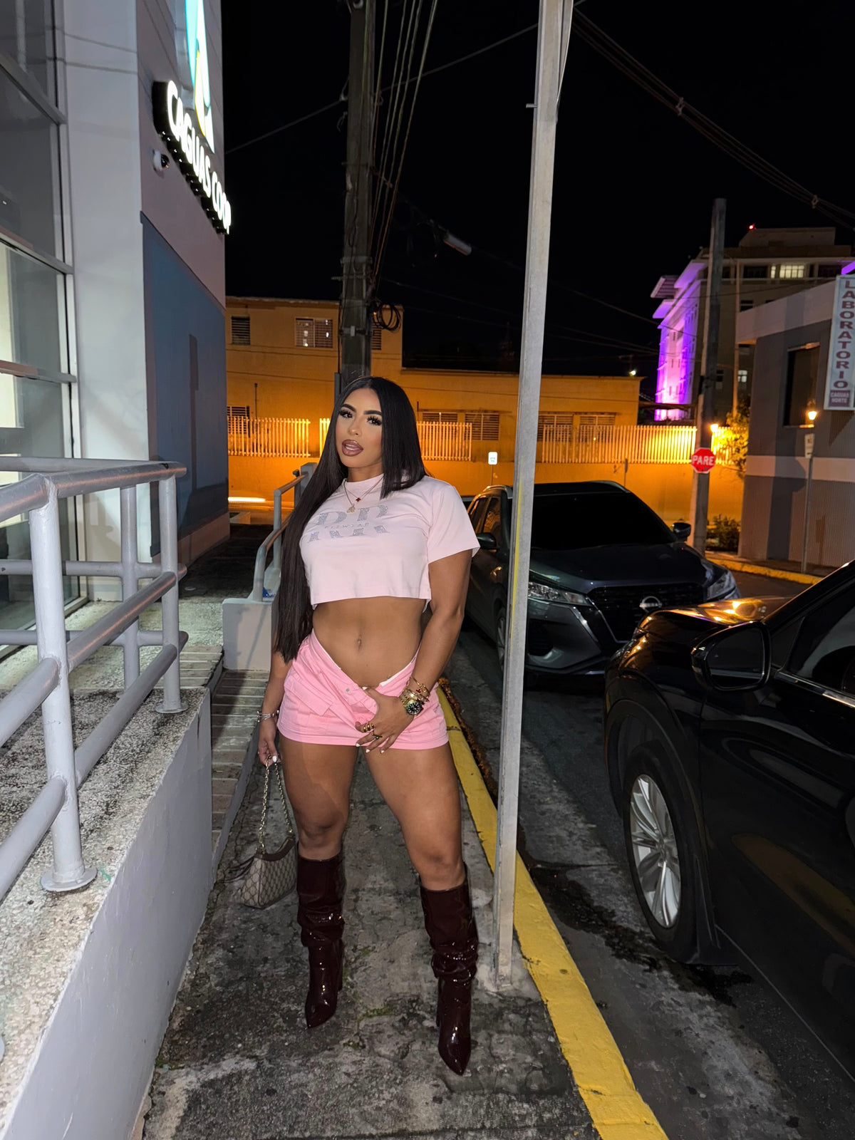 BABY PINK CROP TOP💘