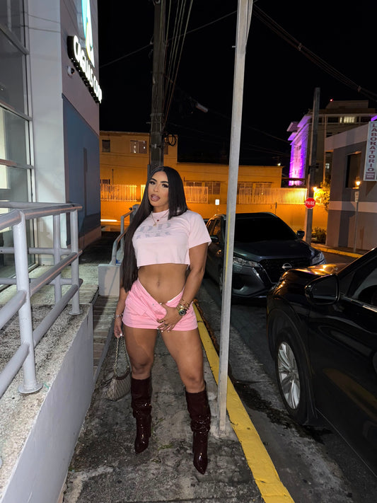 BABY PINK CROP TOP💘