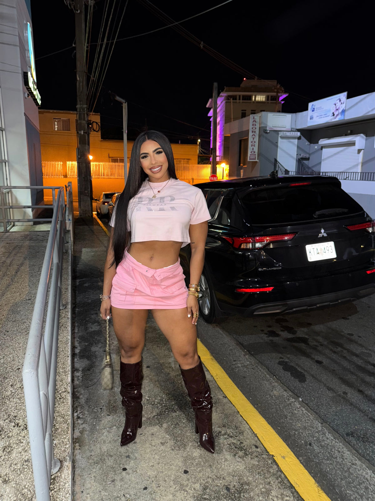 BABY PINK CROP TOP💘