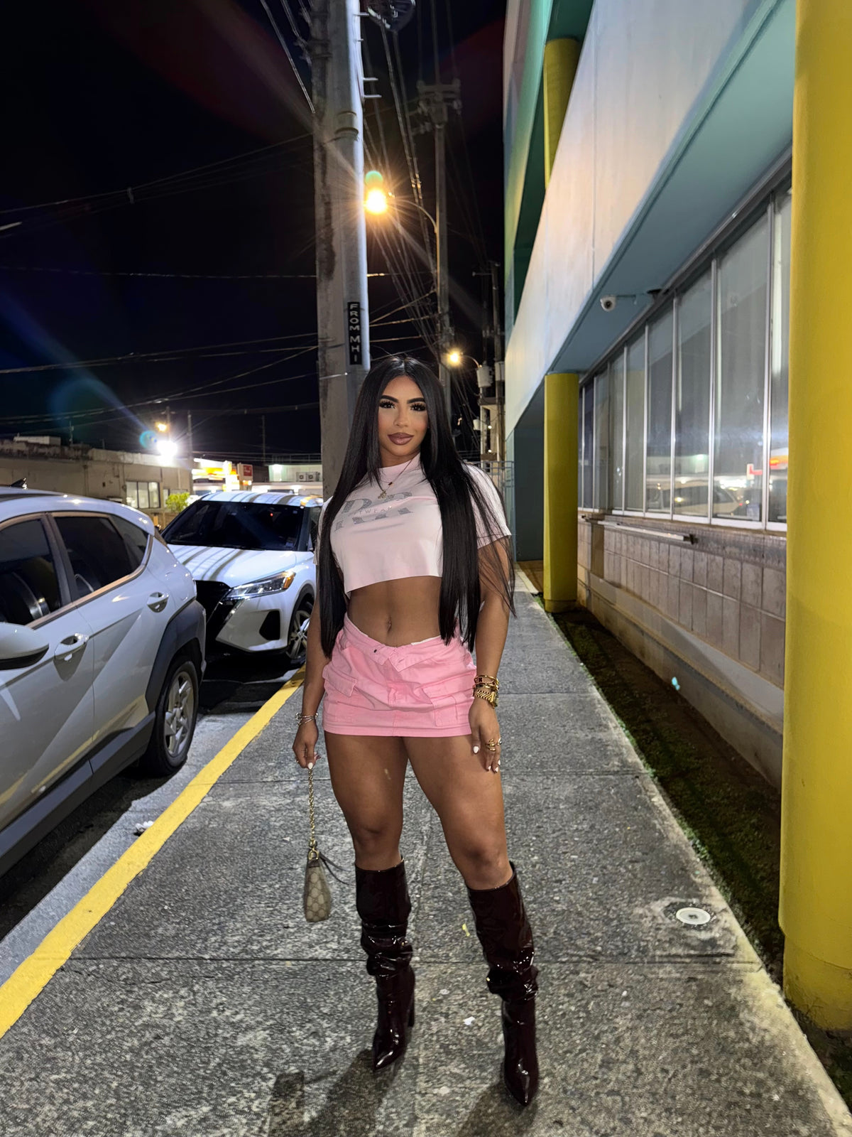 BABY PINK CROP TOP💘