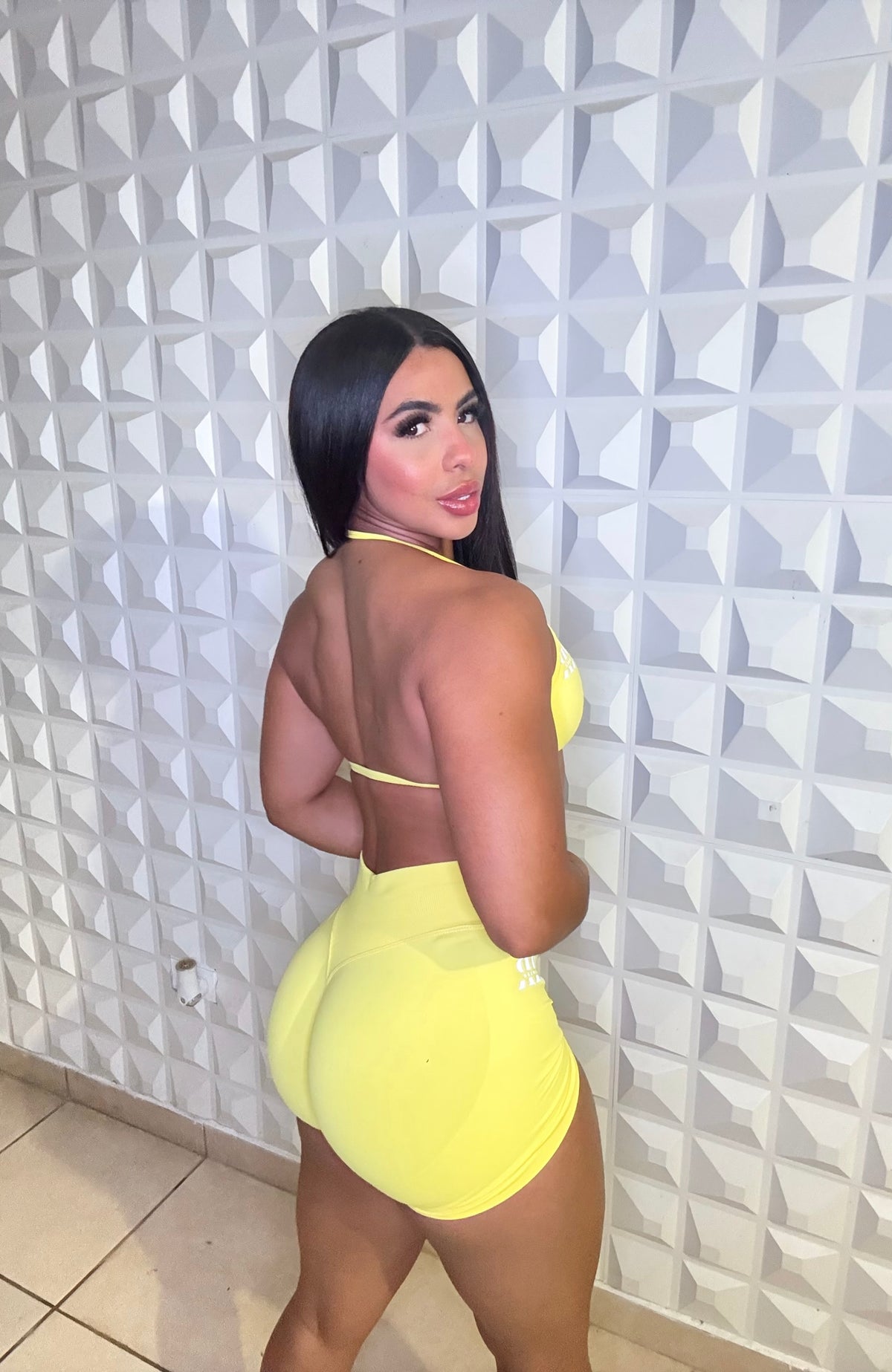 YELLOW SHORT SET🐥