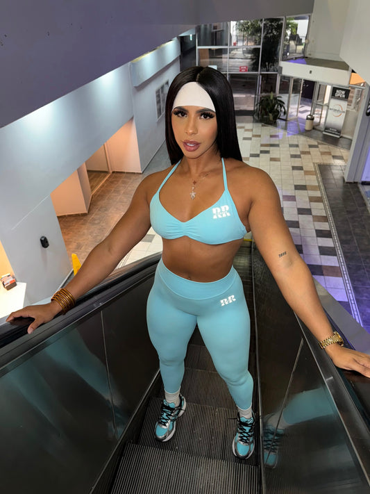 Sky blue 2 pieces set