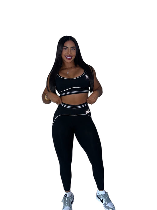 BLACK 2 PIECES SET