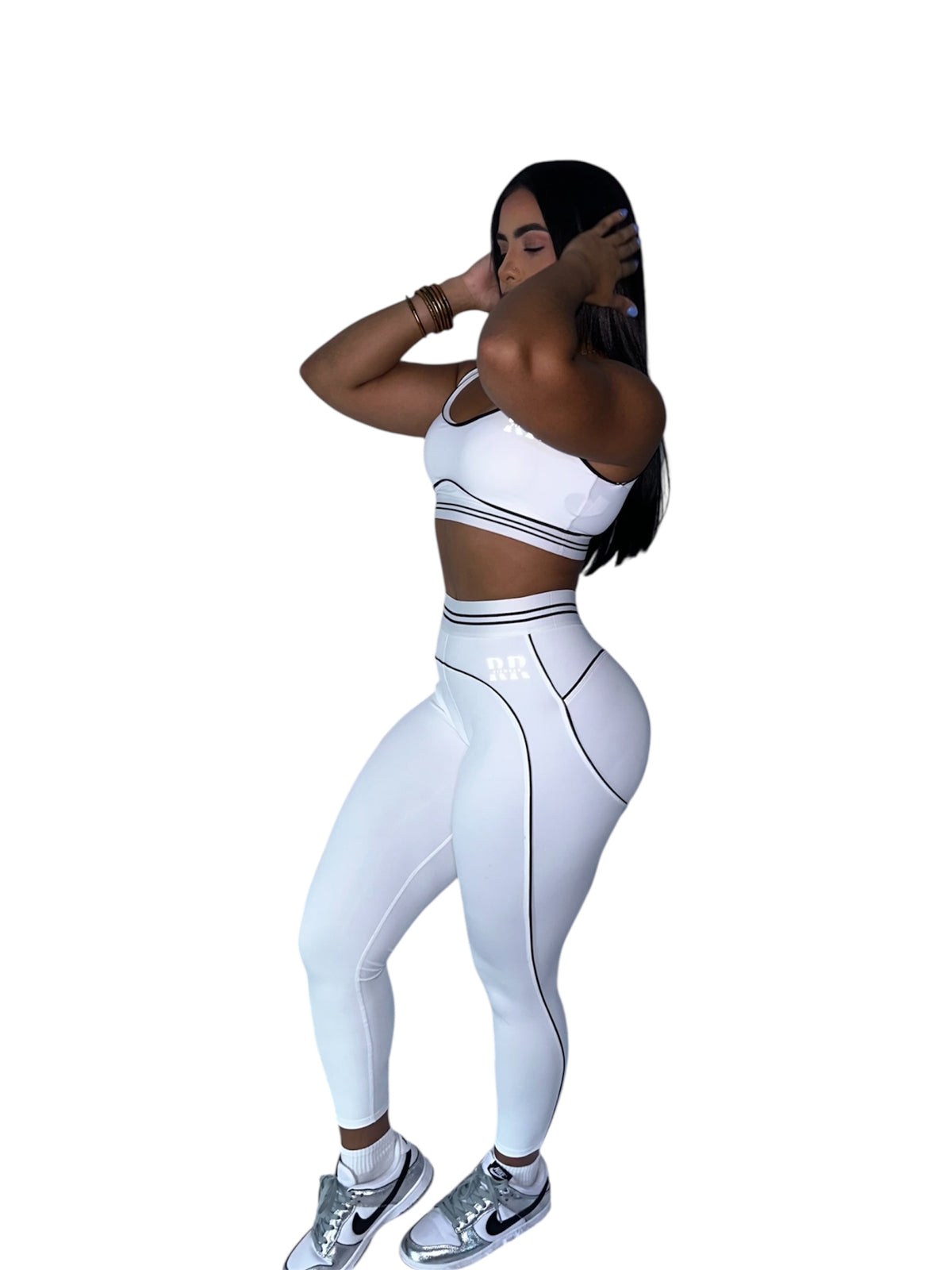 WHITE 2 PIECES SET