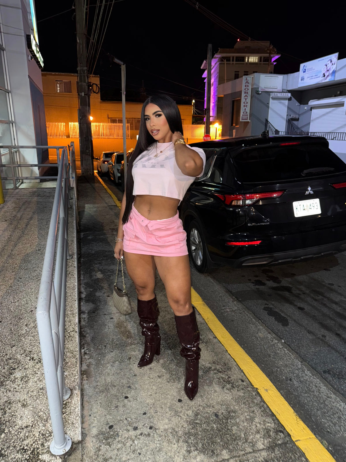 BABY PINK CROP TOP💘