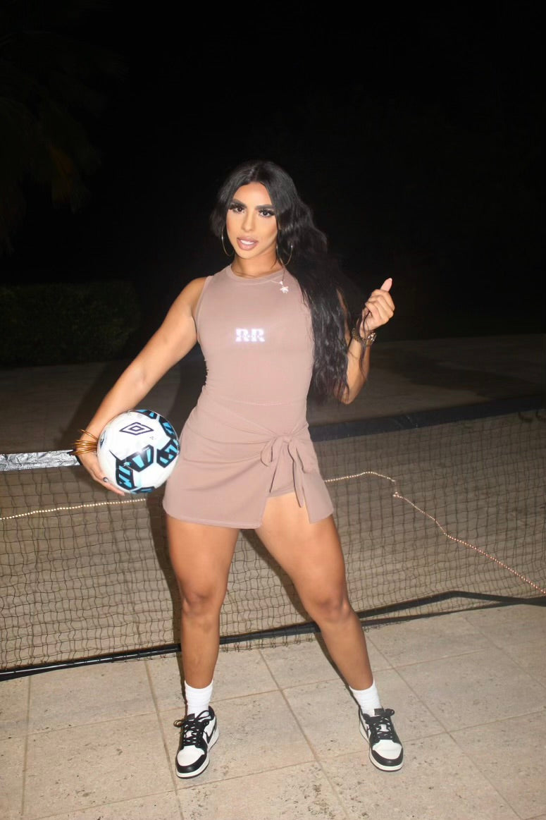 KHAKI FIT DRESS